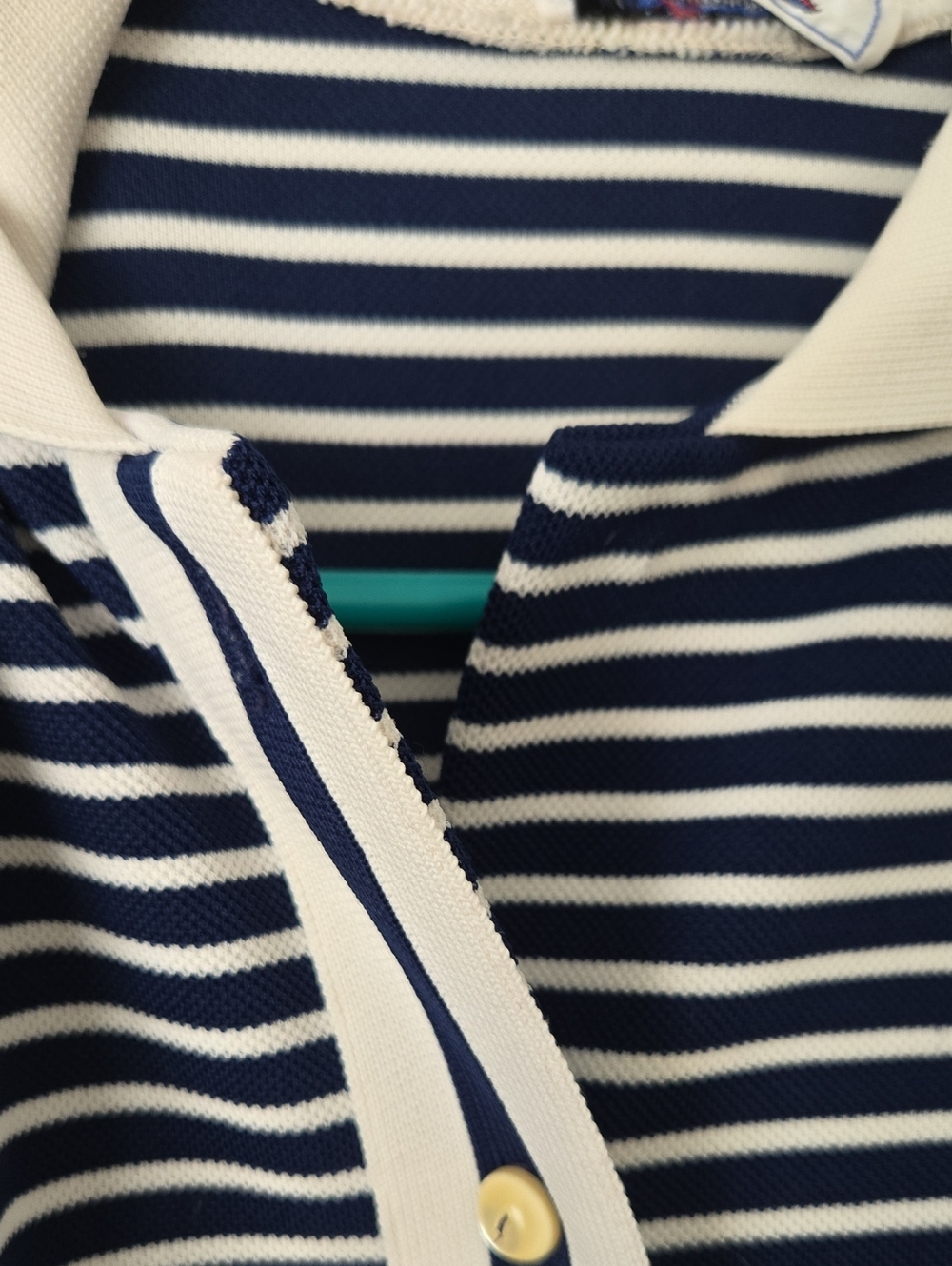 Vintage Chemise Lacoste Striped Polo Dress 70s/80s - Picture 4 of 8